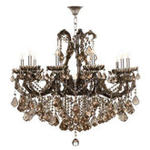 Asfour Crystal - Maria Theresa Chandelier - 19 Bulbs - Chrome - Ball & Drop  Clear